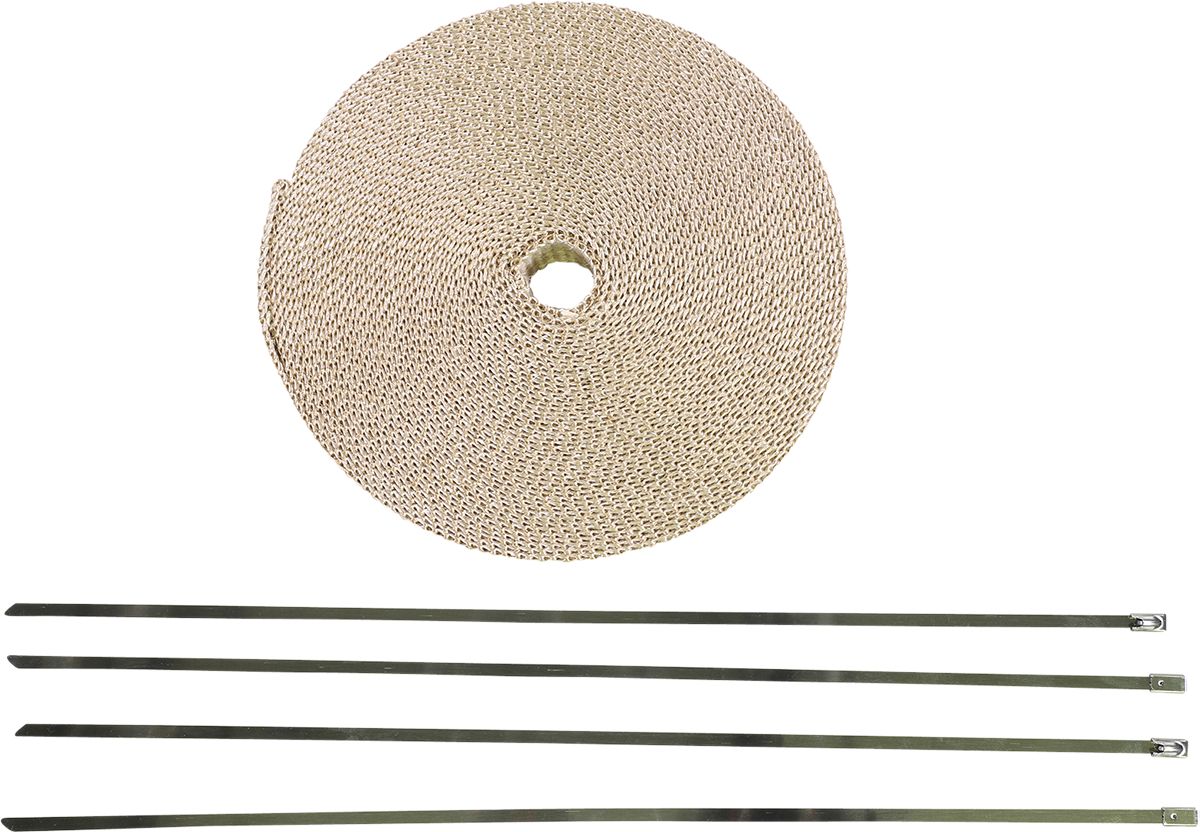 Accel KIPUFOGÓ WRAP KIT BLACK 25MMx15M TAN Univerzális motor kipufogó 0