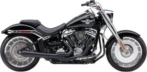 Cobra KIPUFOGÓ EL DIABLO BLACK Harley Davidson FLFBS 1868 ABS Softail Fat Boy Anniversary (ANV) 114 motor kipufogó