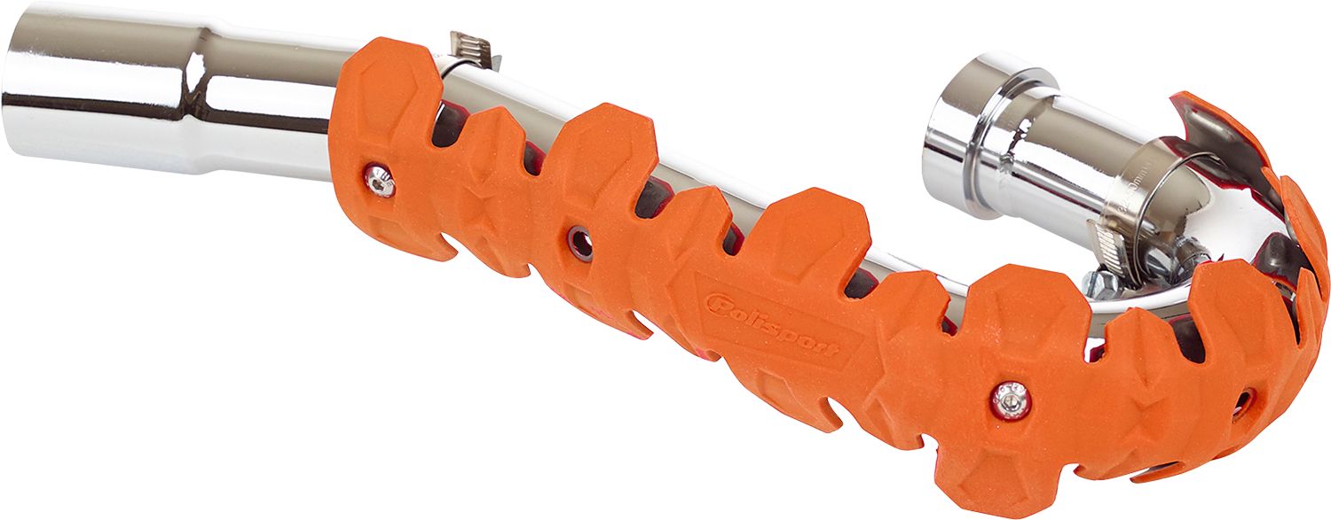 Polisport ARMADILLO HEAD PIPE GUARD LONG ORANGE Univerzális motor kipufogó 0