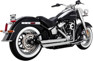 Vance & hines KIPUFOGÓ BS STG CHR M8ST Harley Davidson FLFB 1750 ABS Softail Fat Boy 107 motor kipufogó 0