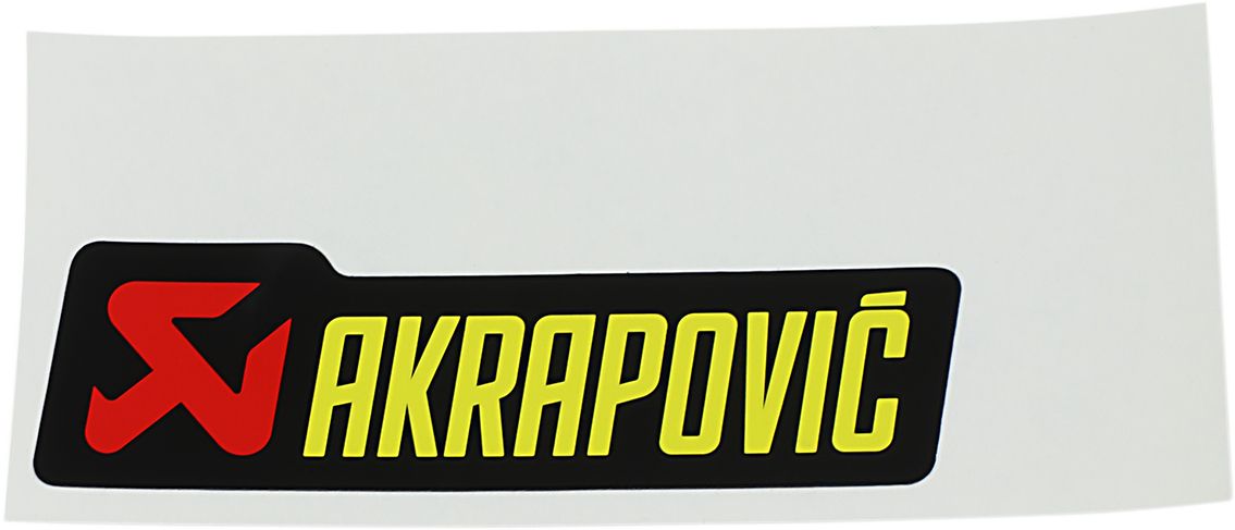 Akrapovic AKRAPOVIC LOGO STICKER 95 X 30 MM Univerzális motor kipufogó 0