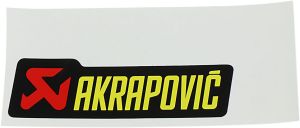 Akrapovic AKRAPOVIC LOGO STICKER 95 X 30 MM Univerzális motor kipufogó