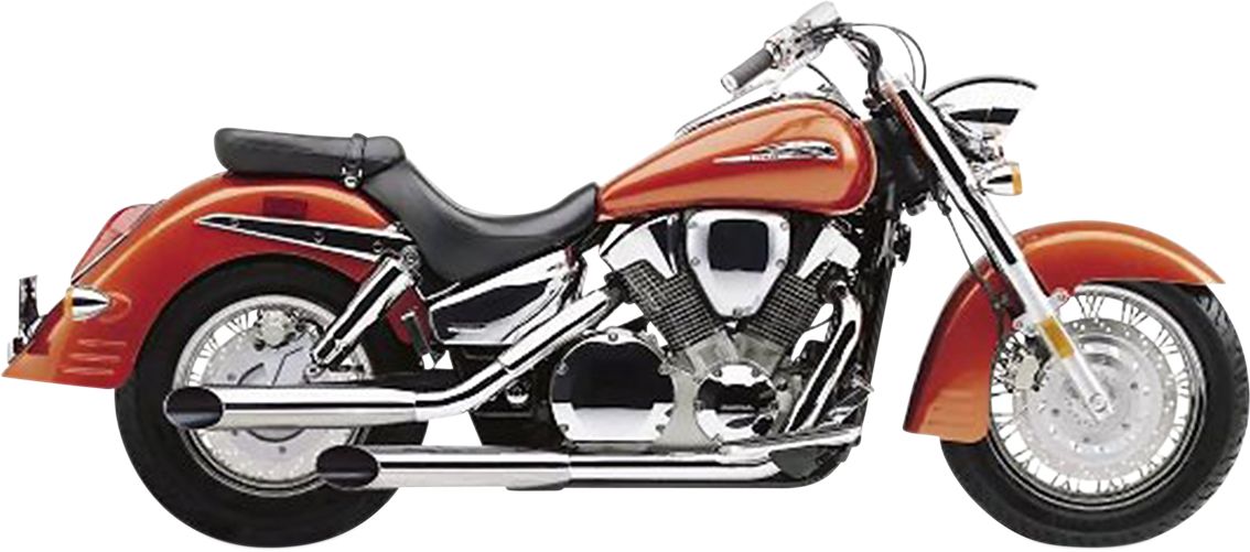 Cobra SLIP ON WITH SLASH CUT TIP CHROME HONDA VTX 1300 S motor