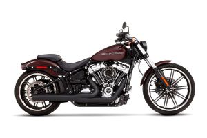 Rinehart racing SYST 2-1 FL/FX M8 BK/BK Harley Davidson FLFBS 1868 ABS Softail Fat Boy Anniversary (ANV) 114 motor kipufogó