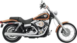 Bassani xhaust KIPUFOGÓ ROAD RAGE 2-INTO-1 CHROME Harley Davidson FXDB 1584 Dyna Street Bob motor kipufogó