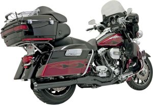 Bassani xhaust KIPUFOGÓ ROAD RAGE II B4 2-INTO-1 BLACK Harley Davidson FLHRSE3 1800 Road King Screamin Eagle motor kipufogó