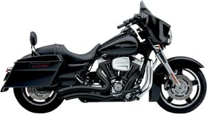 Cobra SPEEDSTER SWEPT KIPUFOGÓ WITH POWERPORT BLACK HD Harley Davidson FLHR 1690 ABS Road King motor kipufogó