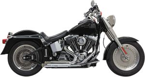 Bassani xhaust KIPUFOGÓ PRO STREET SLASH CUT CHROME Harley Davidson FLSTNSE 1800 ABS Softail Deluxe CVO motor kipufogó