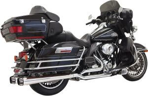 Bassani xhaust KIPUFOGÓ SYSTEM TRUE-DUAL DOWN UNDER MEGAPHONE CHROME Harley Davidson FLHT 1584 Electra Glide motor kipufogó