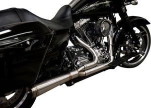 Trask KIPUFOGÓ SYSTEM ASSAULT 2-INTO-1 STRAIGHT RAW Harley Davidson FLHR 1690 ABS Road King motor kipufogó