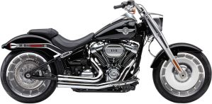 Cobra EXH SPD SH RPT FLFBS FXBR Harley Davidson FLFB 1750 ABS Softail Fat Boy 107 motor kipufogó