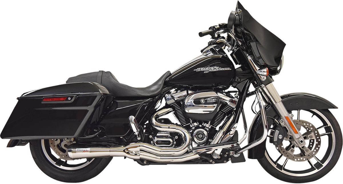 Bassani xhaust EXH 2:1 C MID/MEG FL 17+ Harley Davidson FLHR 1750 ABS Road King 107 motor kipufogó 0