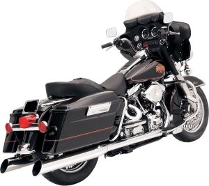 Bassani xhaust KIPUFOGÓ SLANT CUT CHROME Harley Davidson FLHTCUSE5 1800 ABS Electra Glide Ultra Classic CVO motor kipufogó