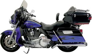 Bassani xhaust KIPUFOGÓ ROAD RAGE II MEGA POWER PSEUDO LEFT-SIDE KIPUFOGÓ CHROME Harley Davidson FLHR 1584 Road King motor kipufogó 0