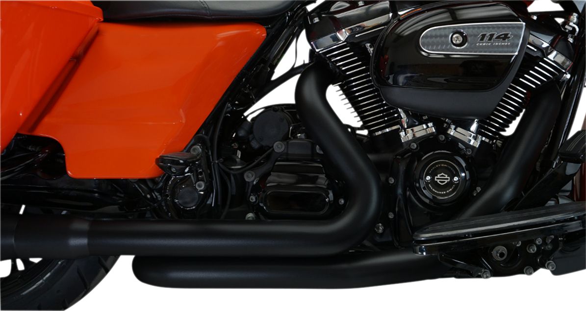 Khrome werks HEADPIPE X-OVER 17-FL BLK Harley Davidson FLHR 1750 ABS Road King 107 motor kipufogó 0