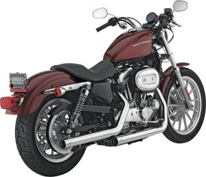 Vance & hines KIPUFOGÓ STRAIGHTSHOTS HS CHROME Harley Davidson XL 1200 L Low motor kipufogó