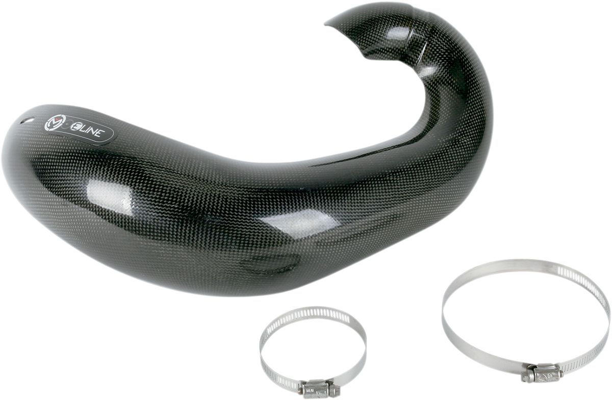 Moose racing hard-parts CARBON FIBER PIPE GUARD FOR 2-STROKE PRO CIRCUIT KIPUFOGÓ HONDA CR 250 R  motor kipufogó 0