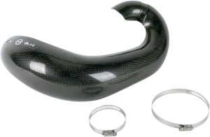 Moose racing hard-parts CARBON FIBER PIPE GUARD FOR 2-STROKE PRO CIRCUIT KIPUFOGÓ HONDA CR 250 R  motor kipufogó