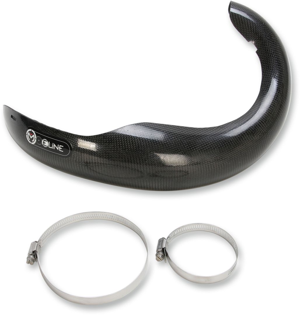 Moose racing hard-parts CARBON FIBER PIPE GUARD FOR 2-STROKE FMF KIPUFOGÓ KTM SX 125  motor kipufogó 0