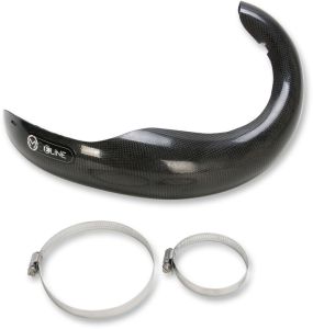 Moose racing hard-parts CARBON FIBER PIPE GUARD FOR 2-STROKE FMF KIPUFOGÓ KTM SX 125  motor kipufogó