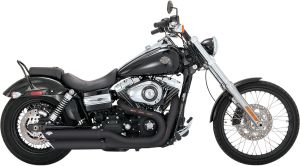 Vance & hines KIPUFOGÓ TWIN SLASH 3" BLACK Harley Davidson FXDWG 1690 Dyna Wide Glide motor kipufogó