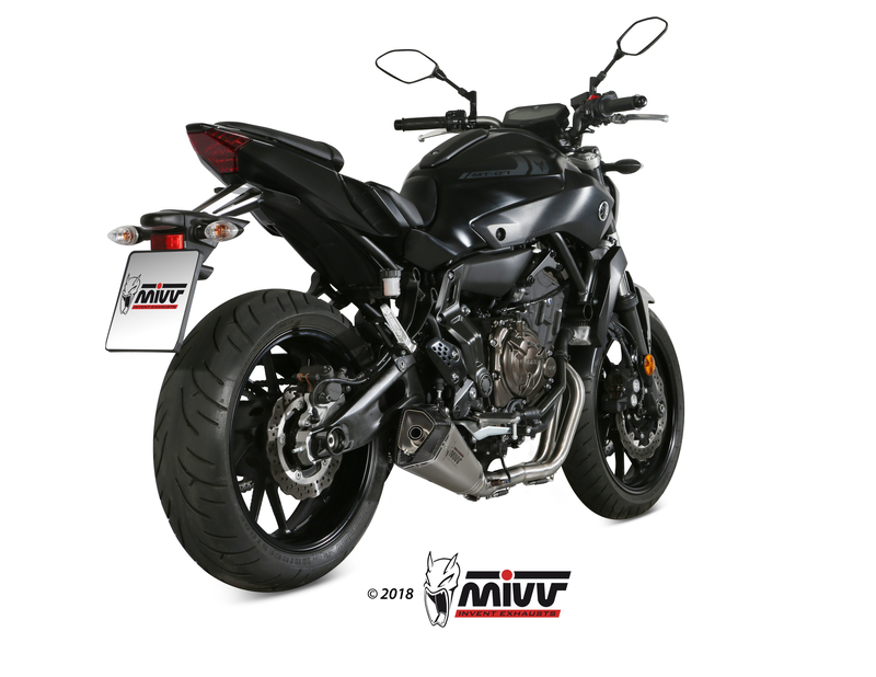 MIVV DELTA RACE KIPUFOGÓRENDSZER MT-07 YAMAHA FZ-07 700  motor kipufogó 2