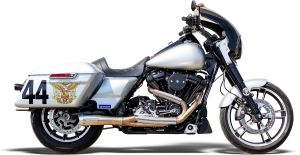 Bassani xhaust KIPUFOGÓ 2:1 SS COMP FL17+ Harley Davidson FLTRX 1750 ABS Road Glide 107 motor kipufogó