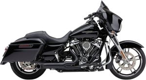 Cobra KIPUFOGÓ 2:1 W/TIP BLK FLH Harley Davidson FLTRX 1750 ABS Road Glide 107 motor kipufogó