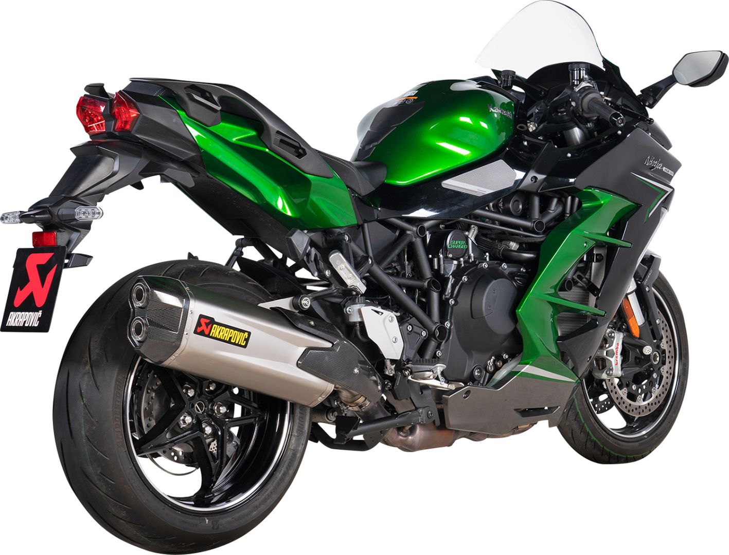 Akrapovic KIPUFOGÓ TI CF NINJA H2 SX KAWASAKI H2 1000 SX ABS Ninja motor kipufogó 0