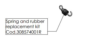 Leovince EXHAUST SPRING/TUBE KIT SUPER SHORT Univerzális motor kipufogó 0