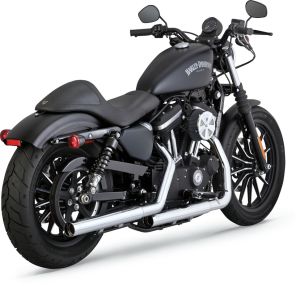 Vance & hines KIPUFOGÓ STRAIGHTSHOTS HS CHROME Harley Davidson XL 1200 C Sportster Custom motor kipufogó