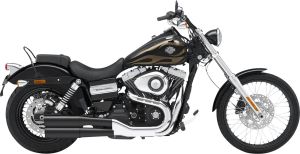 Kesstech EC MUF FX SC BK Harley Davidson FXDF 1690 Dyna Fat Bob motor kipufogó