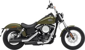 Kesstech EC MUF FX SC BK Harley Davidson FXDBP 1690 ABS Dyna Street Bob Factory Custom motor kipufogó