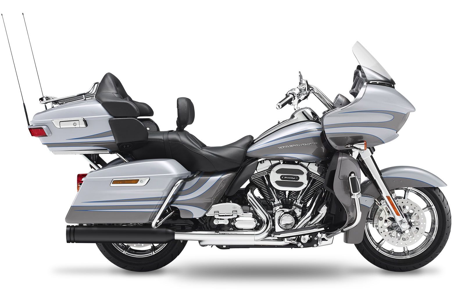 Kesstech EC MUF CVO RND BK Harley Davidson FLHRSE5 1800 ABS Road King CVO motor kipufogó 0