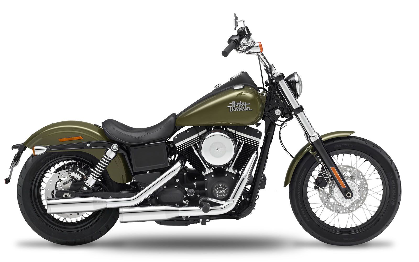 Kesstech EC MUF FX SC CH Harley Davidson FXDB 1690 Dyna Street Bob motor kipufogó 0