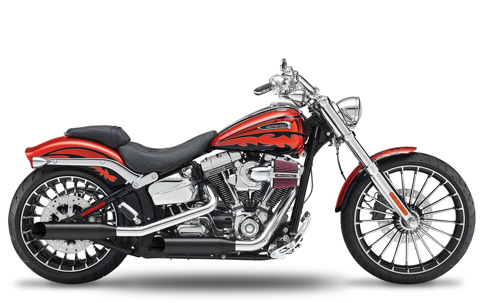 Kesstech EC MUF CVO BIG BK Harley Davidson FXSBSE 1800 ABS Breakout CVO motor kipufogó 0