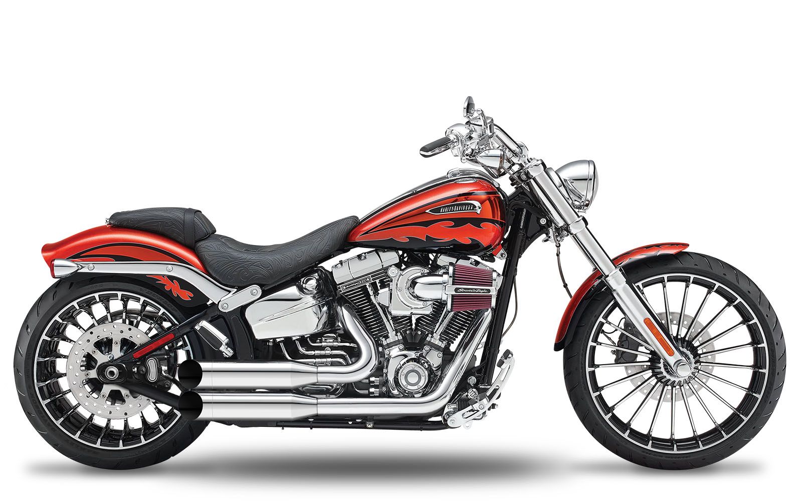 Kesstech EC MUF CVO BIG CH Harley Davidson FXSBSE 1800 ABS Breakout CVO motor kipufogó 0