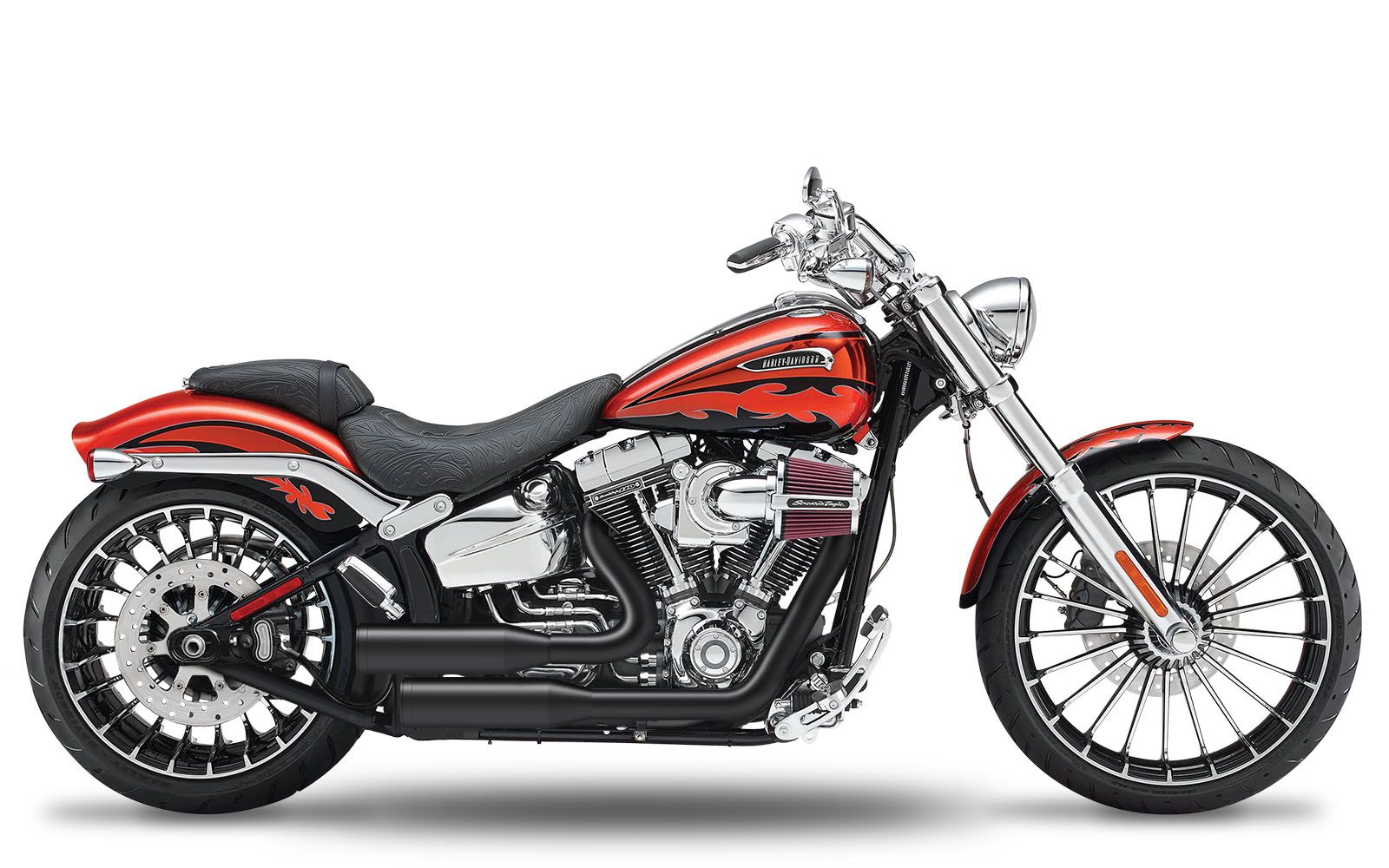 Kesstech EC MUF CVO SC BK Harley Davidson FXSBSE 1800 ABS Breakout CVO motor kipufogó 0