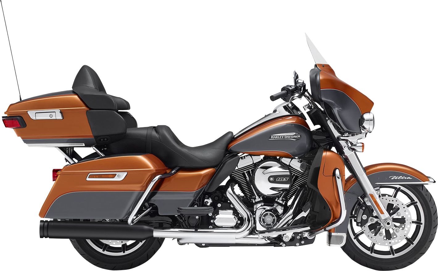 Kesstech EC MUF FLT RND BK Harley Davidson FLHR 1690 ABS Road King motor kipufogó 0