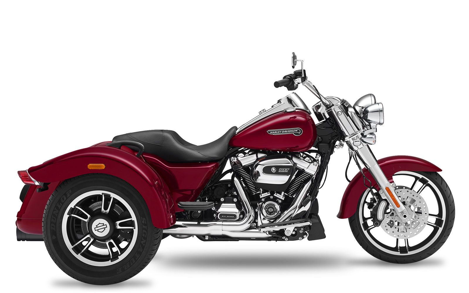 Kesstech EC MUF 3WH RND BK Harley Davidson FLHTCUTG 1750 ABS Tri Glide Ultra 107 motor kipufogó 0