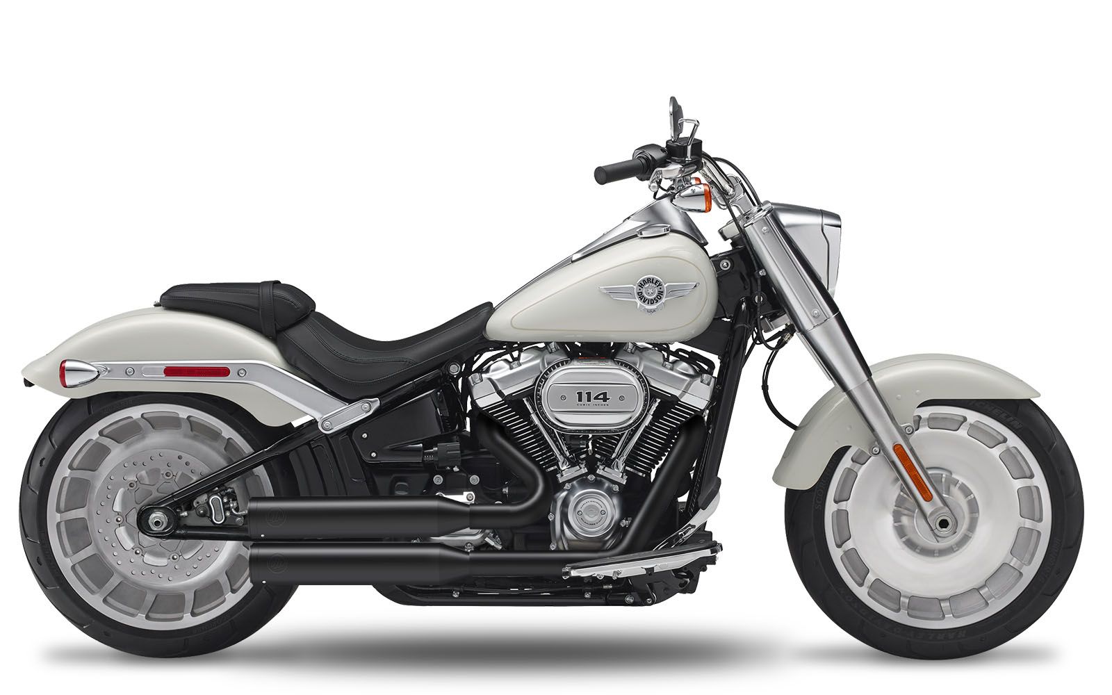 Kesstech EC MUF FXBB SC BK Harley Davidson FLFB 1750 ABS Softail Fat Boy 107 motor kipufogó 0