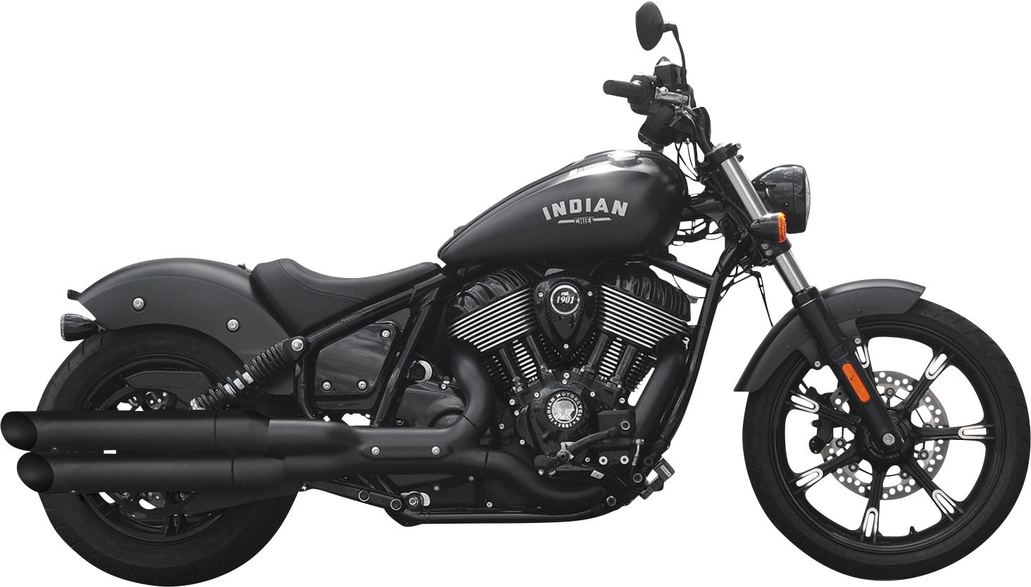 Kesstech EC MUF IND BIG BK INDIAN CHIEF 116 ABS Dark Horse motor kipufogó 0