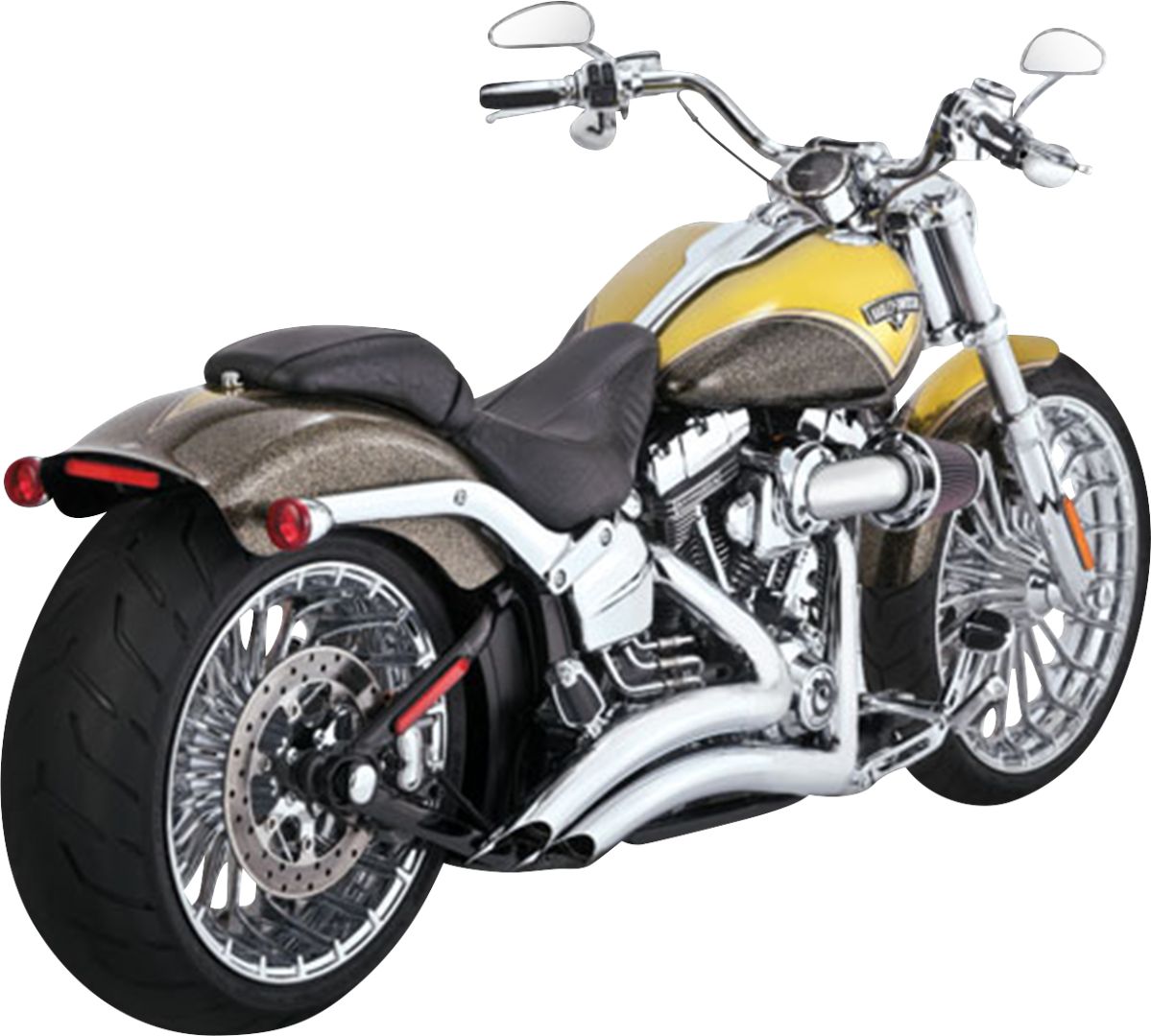 Vance & hines EXHAUST BR.CH.PCX.13-17BO Harley Davidson FXSB 1690 Breakout motor kipufogó 0