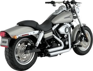 Vance & hines EXH.CH.SS STAG.06-11DYNA Harley Davidson FXDCI 1450 EFI Dyna Super Glide Custom motor kipufogó 0