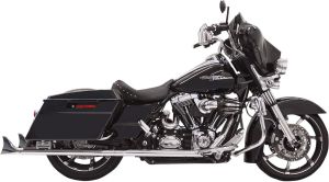 Bassani xhaust KIPUFOGÓ SLIP ON 33" TRUE DUAL FISHTAIL CHROME Harley Davidson FLHR 1450 Road King motor kipufogó