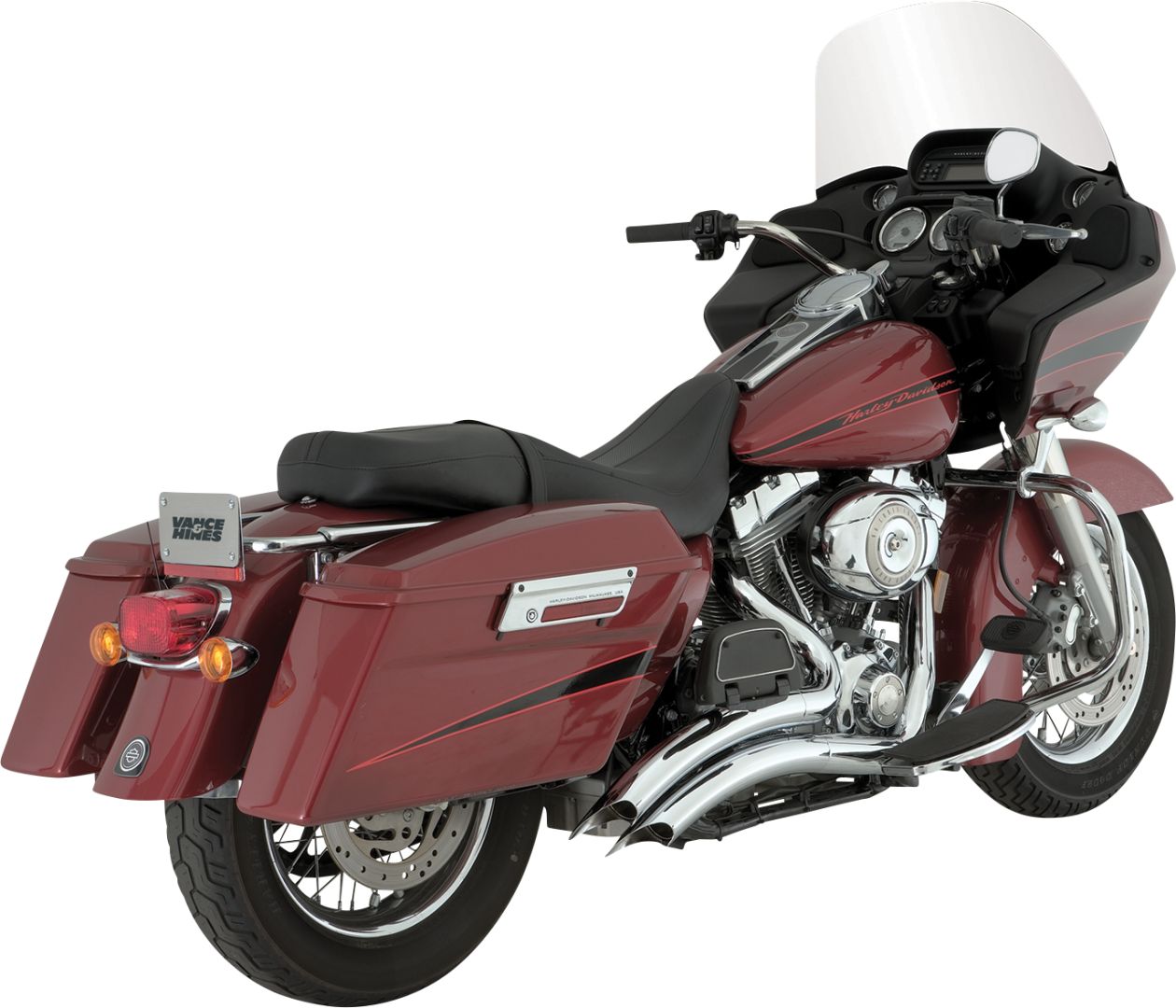 Vance & hines EXHAUST BR.CH.PCX.7-16 FL Harley Davidson FLHR 1584 Road King motor kipufogó 0