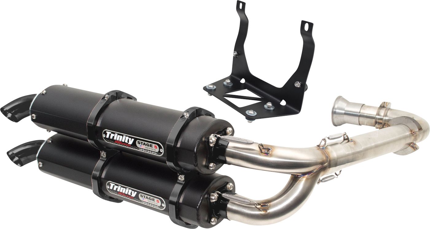 Trinity racing EXHAUST CAN-AM X3 BK CRKT CAN AM (BRP) MAVERICK TURBO 900 R EFI 4X4 X3 DPS motor kipufogó 0