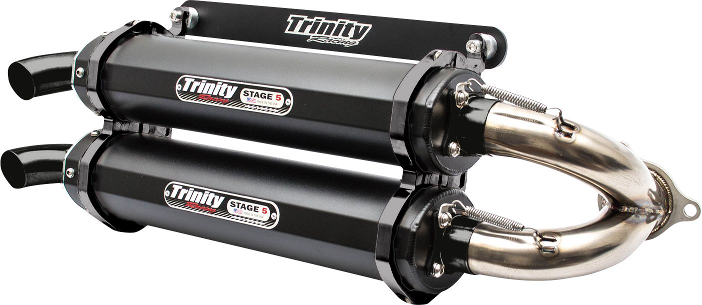 Trinity racing MUFFLER XP R BK CRKT POLARIS RZR XP 1000 TURBO 4X4 EPS 64