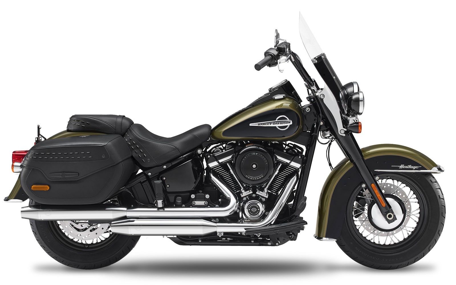 Kesstech EC SLIP-ON MUFFLER CHROME ESE 2IN2 Harley Davidson FLFBS 1868 ABS Softail Fat Boy 114 motor kipufogó 0