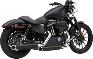 Cobra KIPUFOGÓDOB FELCSÚSZTATHATÓ RAVEN 3" ROUND BLACK Harley Davidson XL 1200 N Nightster motor kipufogó